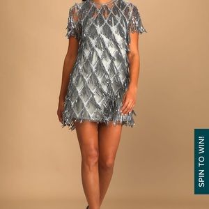 Gatsby style flapper dress